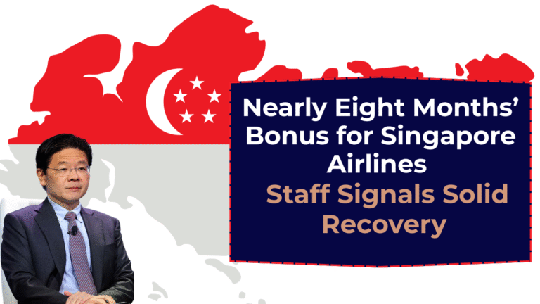 Nearly Eight Months’ Bonus for Singapore Airlines Staff Signals Solid Recovery