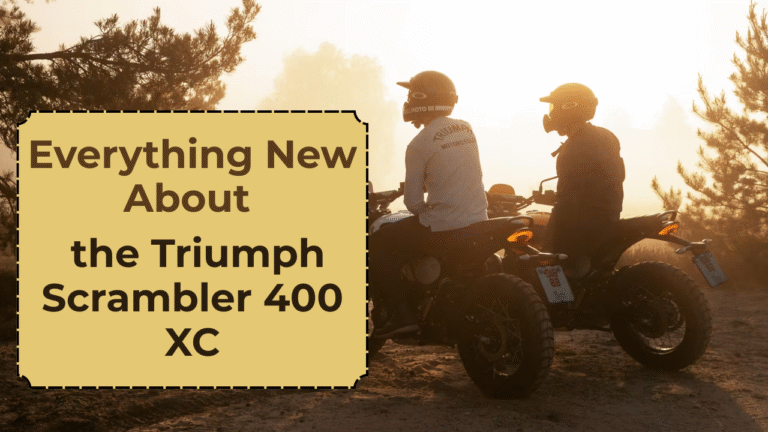 Everything New About the Triumph Scrambler 400 XC