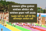 राजस्थान पुलिस दूरसंचार कांस्टेबल ऑपरेटर और कांस्टेबल ड्राइवर भर्ती 2025: 1469 पदों पर भर्ती के लिए ऑनलाइन आवेदन करें
