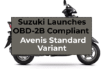 Suzuki Launches OBD-2B Compliant Avenis Standard Variant