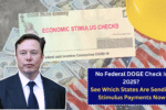 No Federal DOGE Check in 2025? See Which States Are Sending Stimulus Payments Now